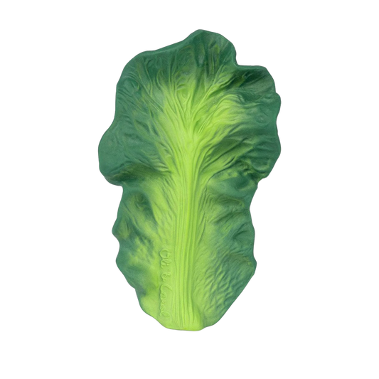 Oli&Carol bijtring Kendall the Kale, vorm van een boerenkoolblad