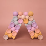 Chill Pepper Sweets Peachy Pastels, pastelkleurige houten snoepjes als brug