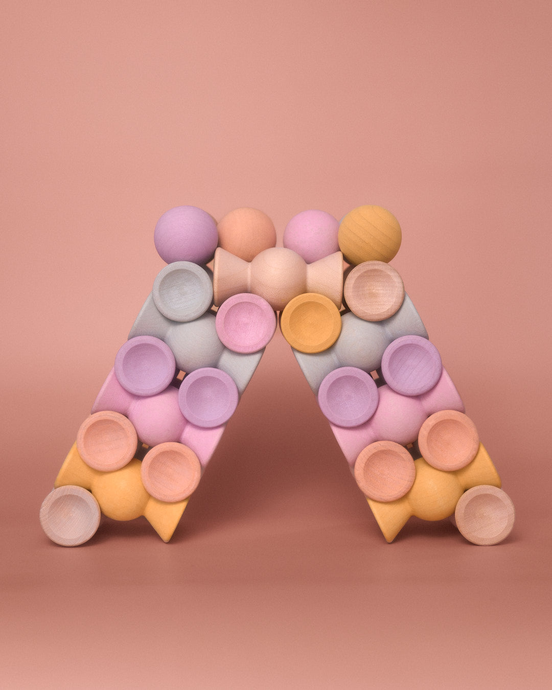 Chill Pepper Sweets Peachy Pastels, pastelkleurige houten snoepjes als brug
