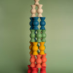 Chill Pepper Sweets Forest Fruits, smalle toren van houten Sweets en Gumballs