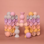 Chill Pepper Sweets Peachy Pastels, twee torens met een figuur ertussen