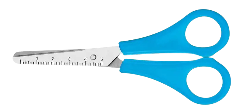 Kleuterschaar kunststof handgreep 13 cm, ronde punt | Mercurius