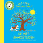 Christofoor kartonboek De Vier Jaargetijden met geluidsknopjes en illustraties van een meisje en een hond