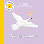 Christofoor kartonboek Het Zwanenmeer met geluidsknopjes en illustraties van zwanen en een prinses