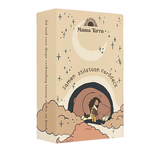 Mama Terra Samen Stilstaan Carddeck met doos-illustratie
