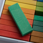 Houten brick blocks, regenboog kleuren, 24-delig, AVDAR