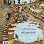 Achterkant van Sylvia en Sief met illustratie van de boomvriendjes