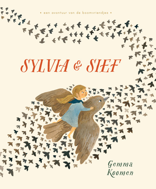 Christofoor boek Sylvia en Sief met omslagillustratie van een klein figuurtje en een vogeltje