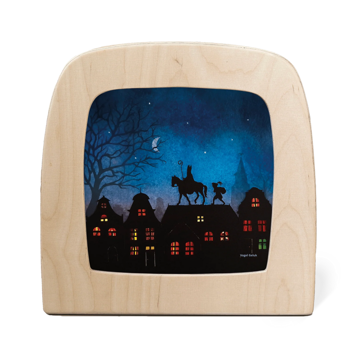 Toverlux Silhouette Sinterklaas, Vogel Geluk