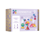 CONNETIX Pastel Shape Expansion Pack met 48 magnetische tegels in bijzondere vormen in doos