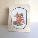 Naturel houten A6 wissellijst met afgeeckte hoeken van Treasure-box met kaart