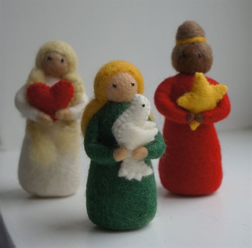 Kerstmeisjes, 3-delig | Gamcha