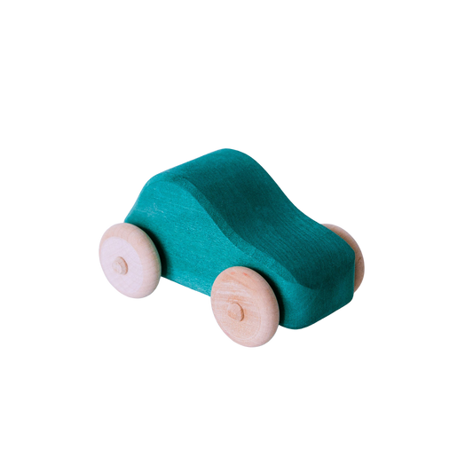 Houten autootje, groen, AVDAR