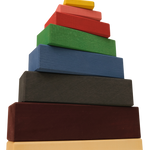 Blocks Houten Stapeltoren, 7-delig, Toyto