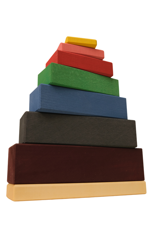 Blocks Houten Stapeltoren, 7-delig, Toyto
