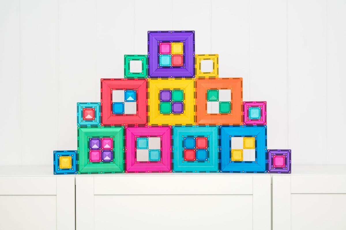 CONNETIX Bright Portal Pack met open portaaltegels en gekleurde mini-vierkanten
