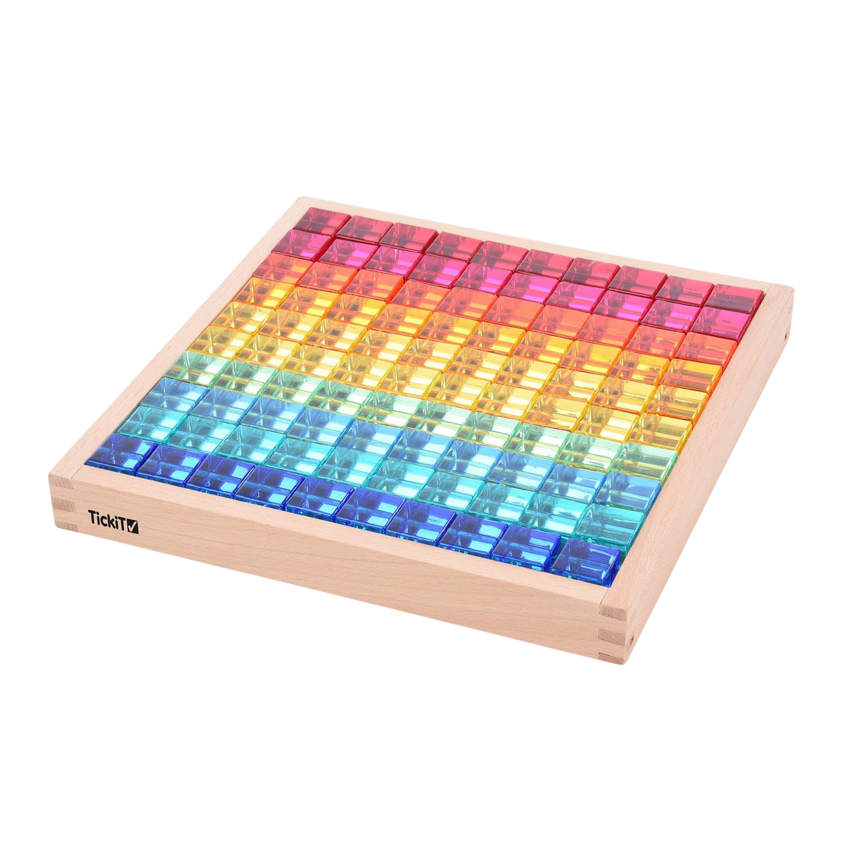 Lucent cubes spiegelblad, 100-delig, TickiT