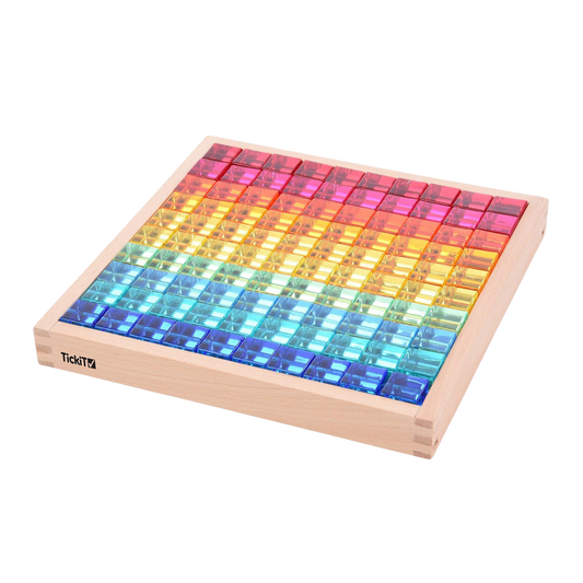 Lucent cubes spiegelblad, 100-delig, TickiT