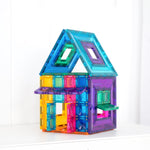 CONNETIX Bright Portal Pack met open portaaltegels en gekleurde mini-vierkanten. Gebouwd als huis