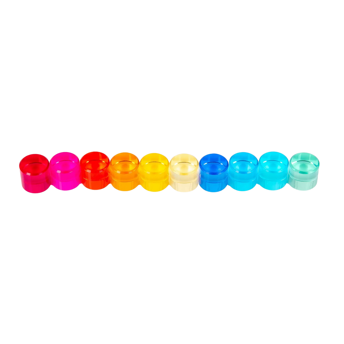 Lucent cilinders, 10 stuks, TickiT