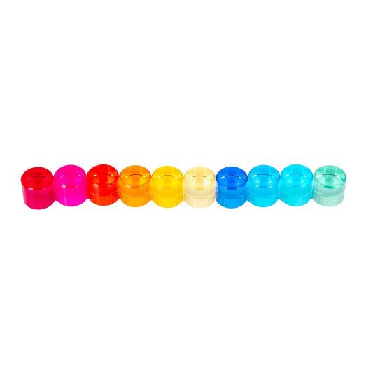 Lucent cilinders, 10 stuks, TickiT