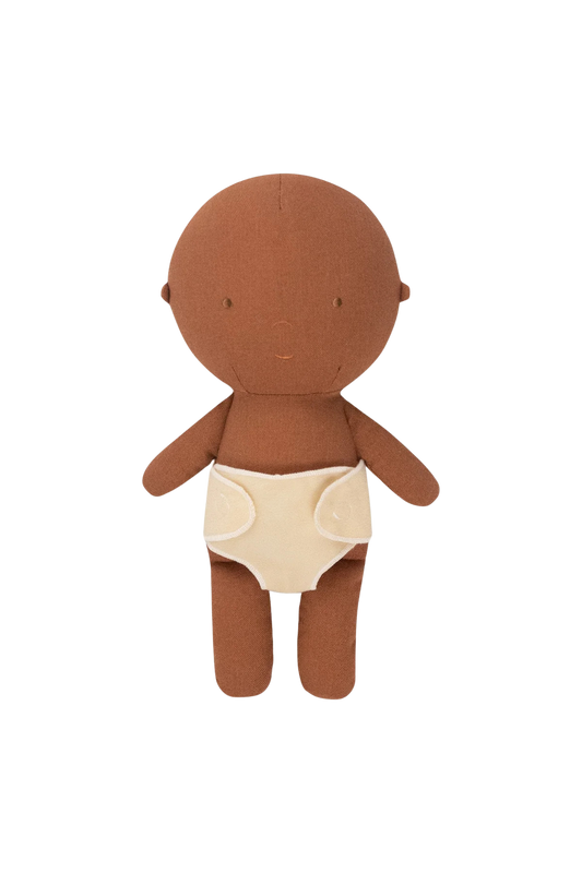 Baby Soft knuffelpop, amandel | Gommu voorkant