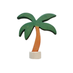 Houten palmboomsteker van Hamer & Zaag voor zomertafel en kerststal