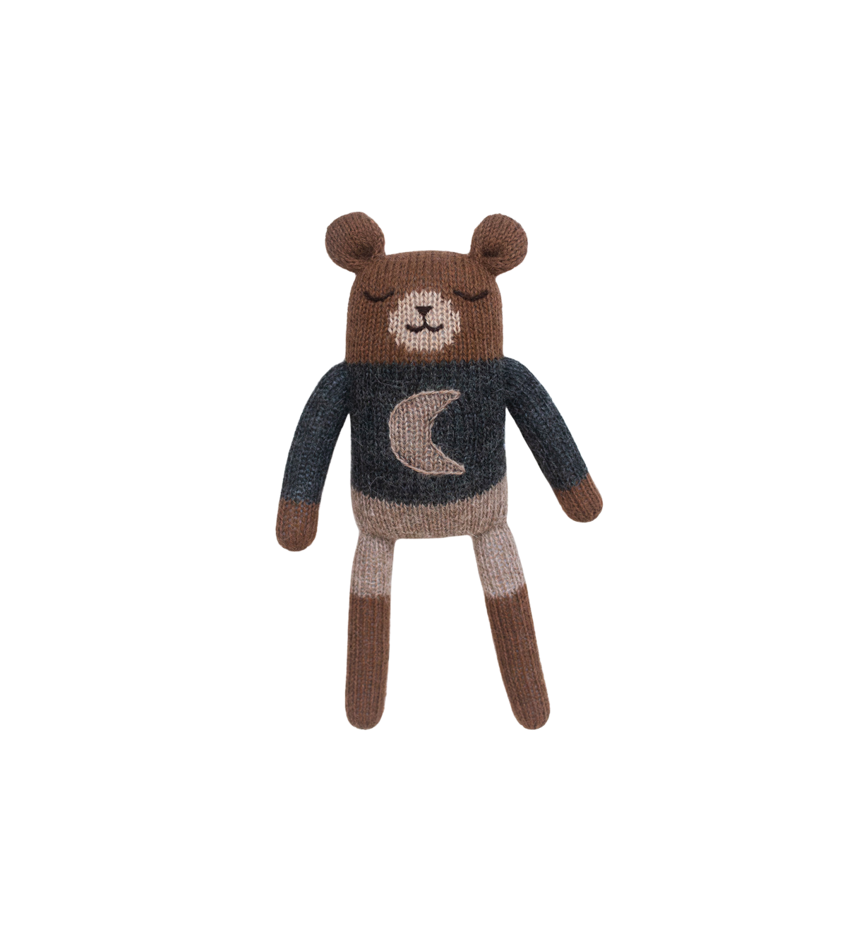 Gebreide midnight teddybeer, Main Sauvage x Organic Zoo