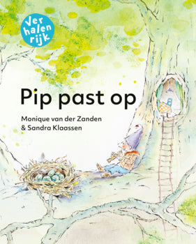 Christofoor boek Pip past op met omslagillustratie van een vogel bij een nest