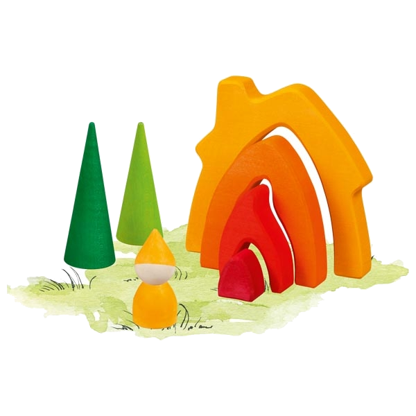 Goki houten kabouterhuisje