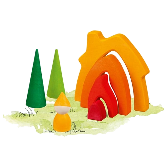 Goki houten kabouterhuisje