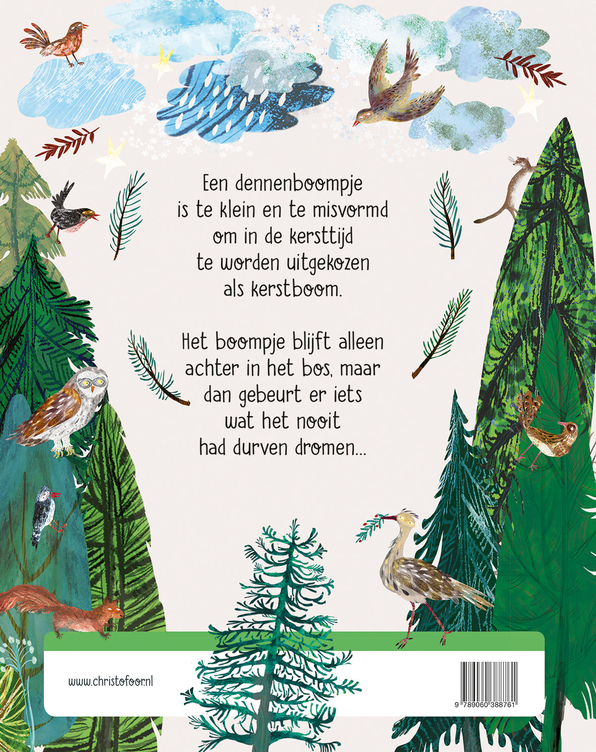 Achterkant van Het Boompje in het bos