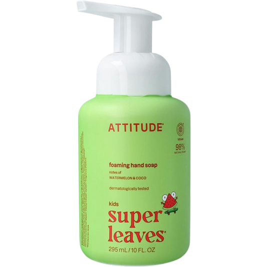 ATTITUDE Little Leaves schuimende handzeep Watermeloen & Kokos flacon van 295 ml