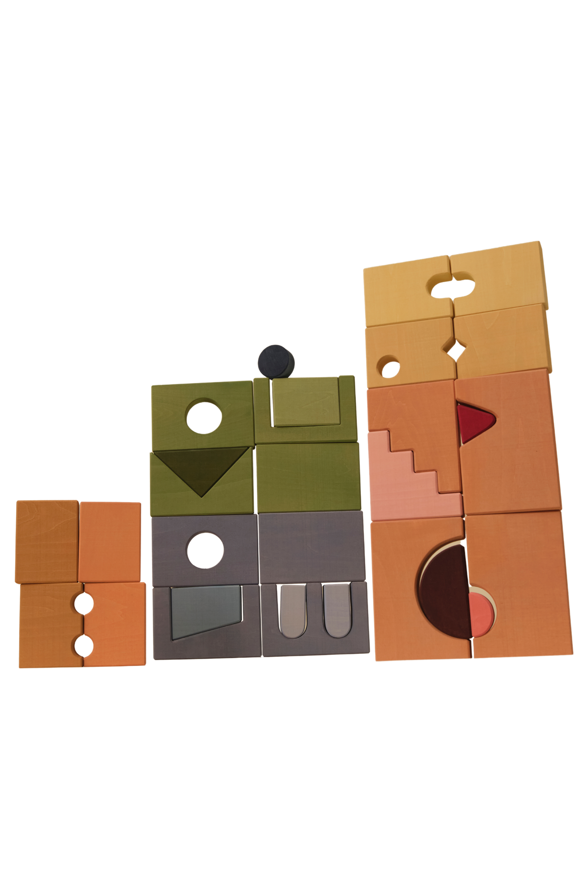 Ziggy Natural Play Houten bouwblokken Building Blocks, 29-delig, TOYTO