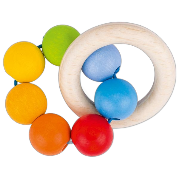 Goki houten regenboog ring