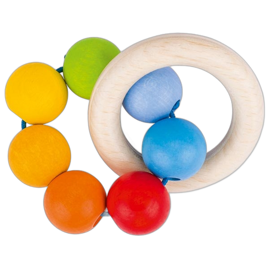 Goki houten regenboog ring