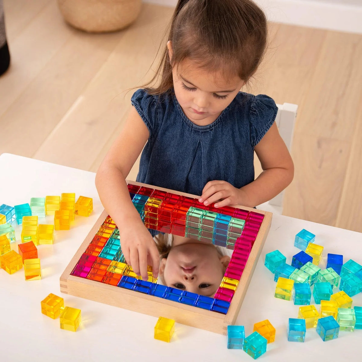 Lucent cubes spiegelblad, 100-delig, TickiT