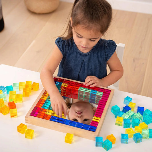 Lucent cubes spiegelblad, 100-delig, TickiT