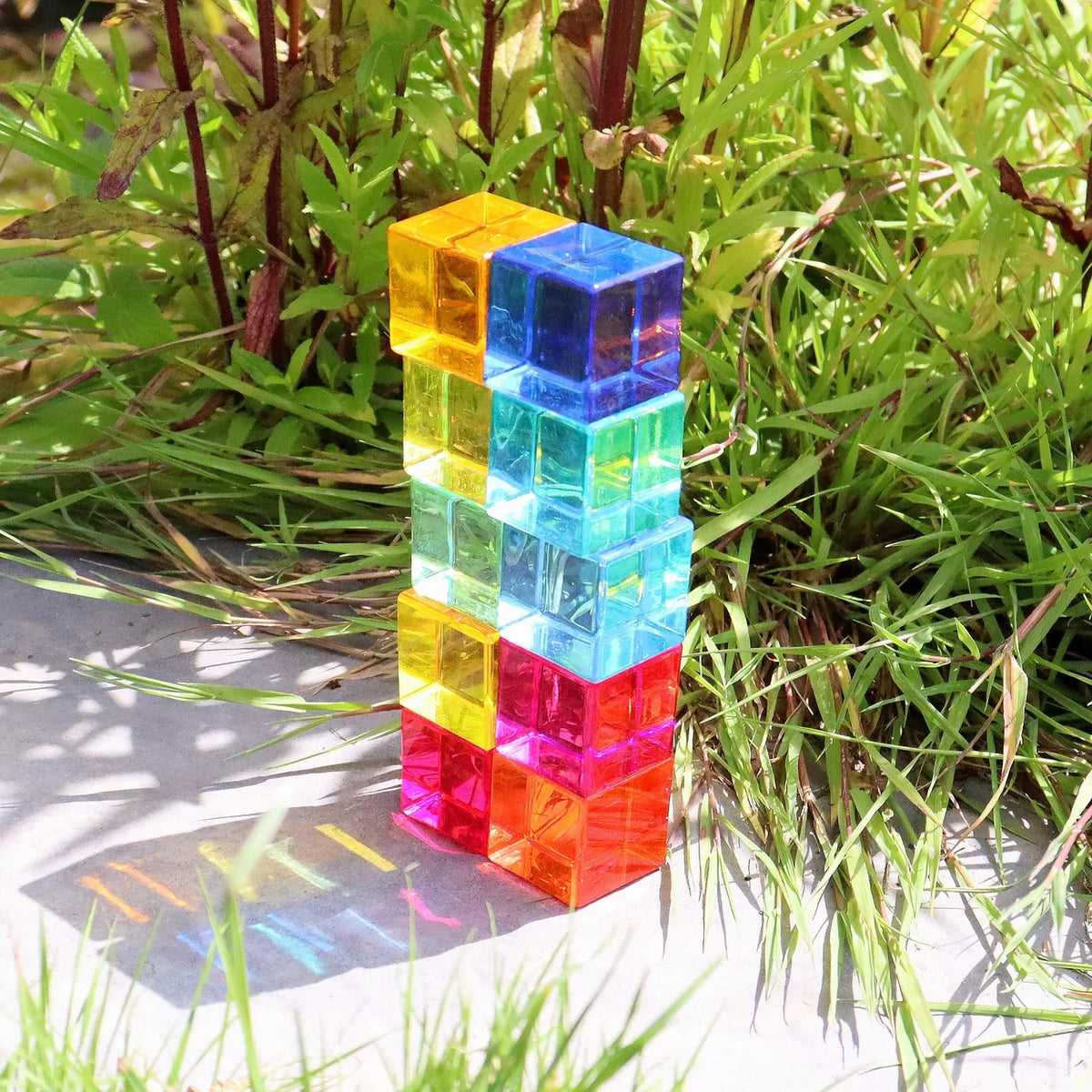 Lucent cubes, 10 stuks, TickiT