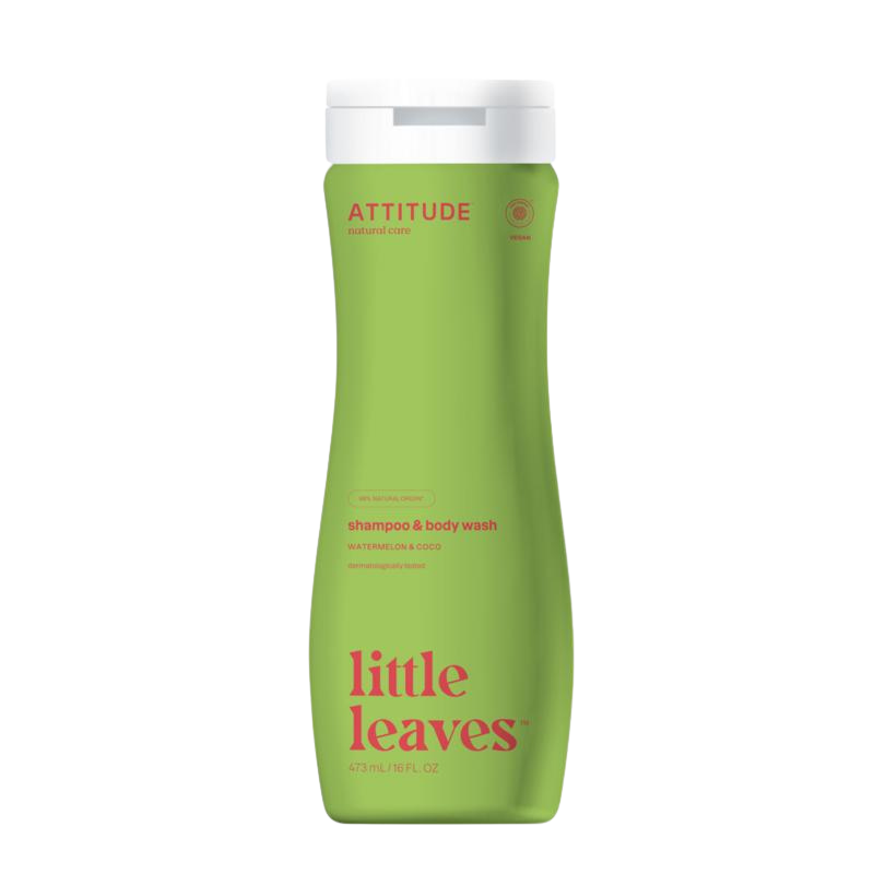Attitude Little leaves shampoo & body wash watermeloen en kokos
