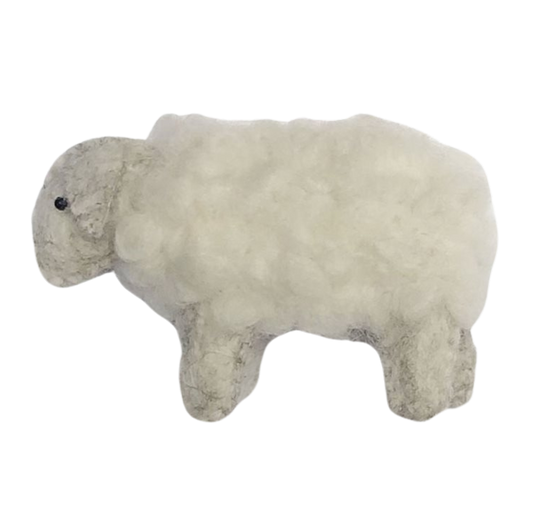 Vilten schaap, groot wit | Gamcha
