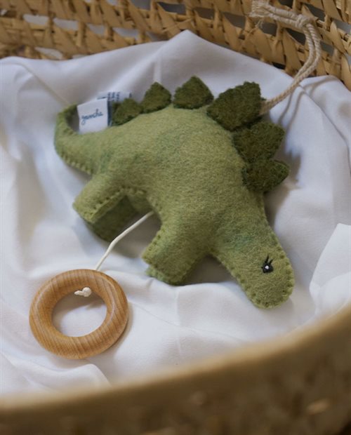 Muziekmobile dinosaurus, groen | Gamcha