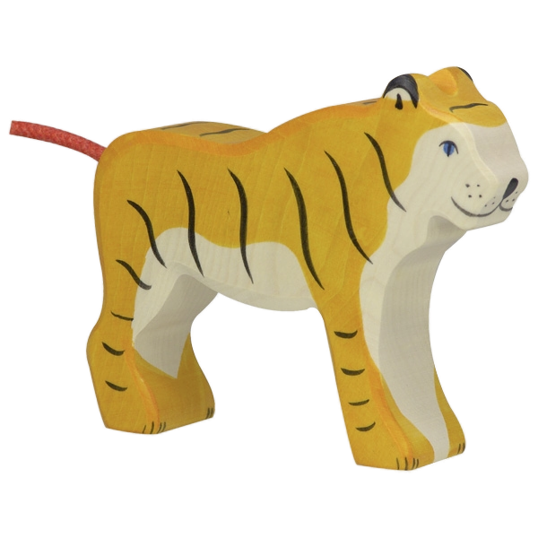 Holztiger houten tijger staand