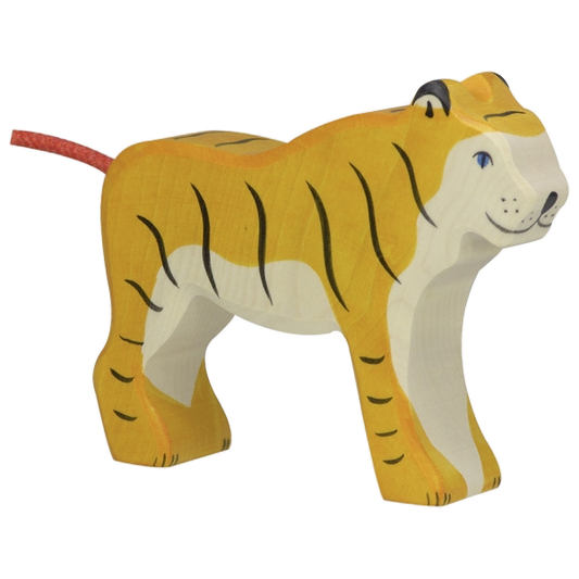 Holztiger houten tijger staand