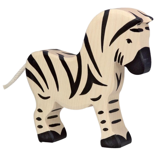 Holztiger houten zebra
