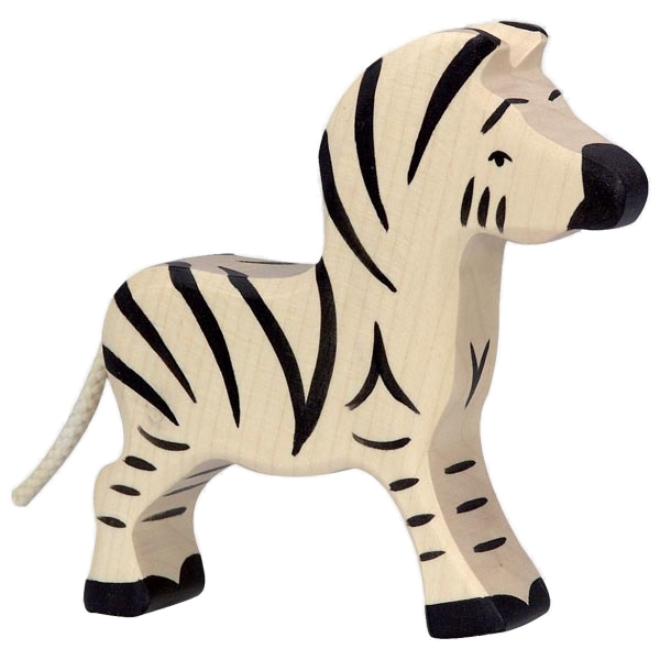 Holztiger houten zebra, klein