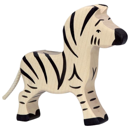Holztiger houten zebra, klein