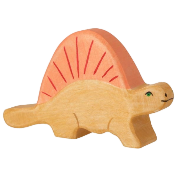 Holztiger houten Dimetrodon