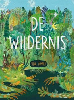Christofoor boek De Wildernis met omslagillustratie van dieren in een wildernislandschap