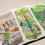 Inkijkpagina van De Wildernis met kinderen die opkomen voor de natuur
